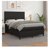 Image de Boxspring met matras kunstleer zwart 140x190 cm3142719