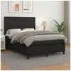 Image de Boxspring met matras kunstleer zwart 140x200 cm3142725