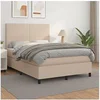 Image de Boxspring met matras kunstleer cappuccinokleurig 140x200 cm3142730