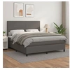 Image de Boxspring met matras kunstleer grijs 160x200 cm3142735