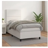 Image de Boxspring met matras kunstleer wit 100x200 cm3142768