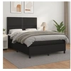 Image de Boxspring met matras kunstleer zwart 140x200 cm3142785