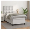 Image de Boxspring met matras kunstleer wit 80x200 cm3142810