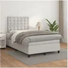 Image de Boxspring met matras kunstleer wit 120x200 cm3142834