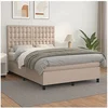 Image de Boxspring met matras kunstleer cappuccinokleurig 140x190 cm3142844