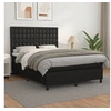 Image de Boxspring met matras kunstleer zwart 140x200 cm3142845