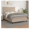 Image de Boxspring met matras kunstleer cappuccinokleurig 140x200 cm3142850