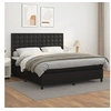 Image de Boxspring met matras kunstleer zwart 160x200 cm3142851
