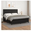 Image de Boxspring met matras kunstleer zwart 180x200 cm3142857