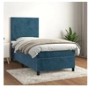 Image de Boxspring met matras fluweel donkerblauw 90x190 cm3142879