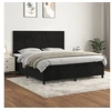 Image de Boxspring met matras fluweel zwart 180x200 cm3142919