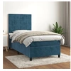 Image de Boxspring met matras fluweel donkerblauw 90x190 cm3142999