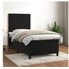 Image de Boxspring met matras fluweel zwart 80x200 cm3143051