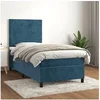 Image de Boxspring met matras fluweel donkerblauw 80x200 cm3143053