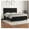 Image de Boxspring met matras fluweel zwart 180x200 cm3143099