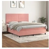 Image de Boxspring met matras fluweel roze 180x200 cm3143102