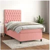Image de Boxspring met matras fluweel roze 80x200 cm3143174