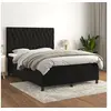 Image de Boxspring met matras fluweel zwart 140x190 cm3143201