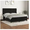 Image de Boxspring met matras fluweel zwart 180x200 cm3143219