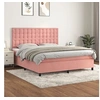 Image de Boxspring met matras fluweel roze 180x200 cm3143222