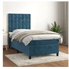 Image de Boxspring met matras fluweel donkerblauw 90x190 cm3143239
