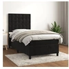 Image de Boxspring met matras fluweel zwart 90x200 cm3143243