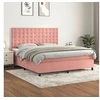 Image de Boxspring met matras fluweel roze 180x200 cm3143282