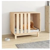 Image de Niche pour chien 70x50x62 cm Bois de pin massif 822481