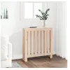 Image de Cache-radiateur en bois massif de pin - - Etagère pratique - Design moderne à lattes
