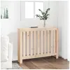 Image de Cache-radiateur - - 108,5x19x84 cm - Bois massif de pin - Design moderne - Etagère pratique
