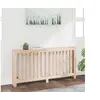 Image de Cache-radiateur en bois massif de pin - - 169x19x84 cm - Etagère pratique - Design moderne à lattes