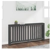 Image de 822583 Cache-radiateur Gris 169x19x84 cm Bois massif de pin