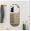 Image de Miroir mural 30x70 cm Verre Ovale 350455