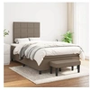 Image de Boxspring met matras stof taupe 120x200 cm3136585