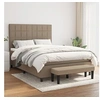Image de Boxspring met matras stof taupe 140x200 cm3136601
