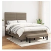 Image de Boxspring met matras stof taupe 140x200 cm3136681