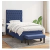 Image de Boxspring met matras stof blauw 90x190 cm3136803