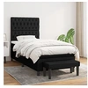 Image de Boxspring met matras stof zwart 100x200 cm3136815