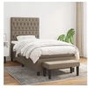 Image de Boxspring met matras stof taupe 100x200 cm3136817