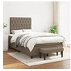 Image de Boxspring met matras stof taupe 120x200 cm3136825