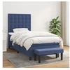 Image de Boxspring met matras stof blauw 90x190 cm3136883