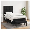 Image de Boxspring met matras stof zwart 90x200 cm3136887