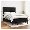 Image de Boxspring met matras stof zwart 140x190 cm3136911