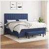 Image de Boxspring met matras stof blauw 180x200 cm3136939