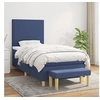 Image de Boxspring met matras stof blauw 90x190 cm3136963