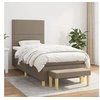 Image de Boxspring met matras stof taupe 90x190 cm3137041