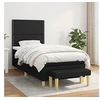 Image de Boxspring met matras stof zwart 100x200 cm3137055