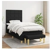 Image de Boxspring met matras stof zwart 90x200 cm3137127