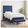 Image de Boxspring met matras stof blauw 90x200 cm3137131