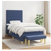 Image de Boxspring met matras stof blauw 90x200 cm3137211
